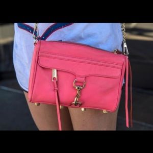 Pink Rebecca Minkoff Satchel Bag Mini MAC Bag